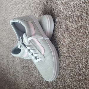 VANS Pink & Gray Shoes